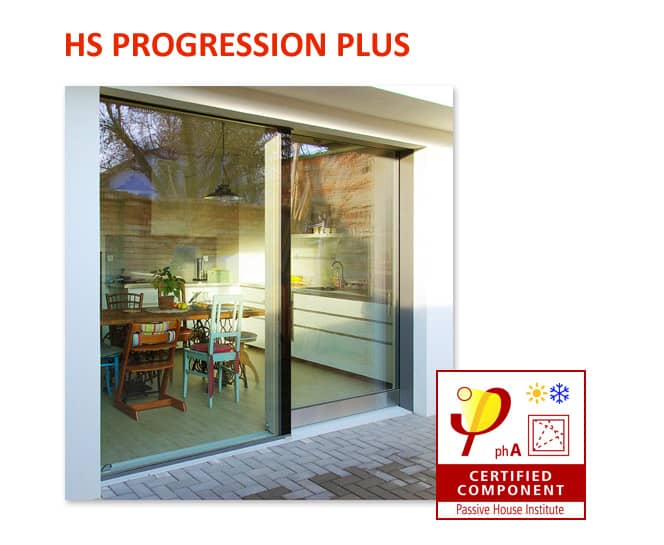 HS portal PROGRESSION - zdvižně posuvné dveře do pasivního domu