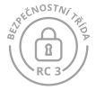 Provedení vchodovách dveří PROGRESSION s bezpečnostním certifikátem RC3